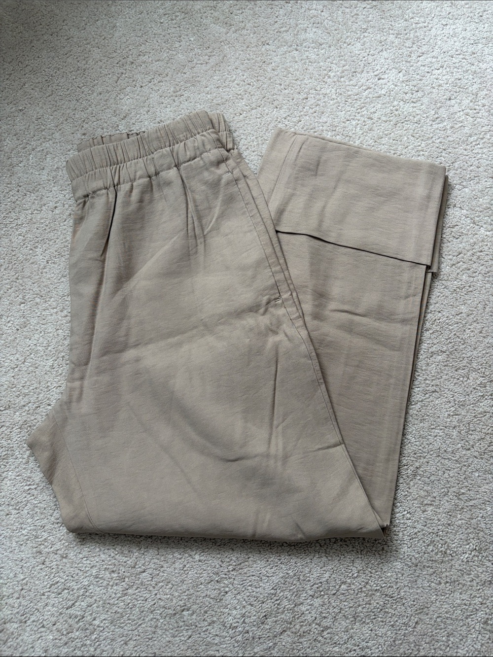 Zara W Beige Casual Pants